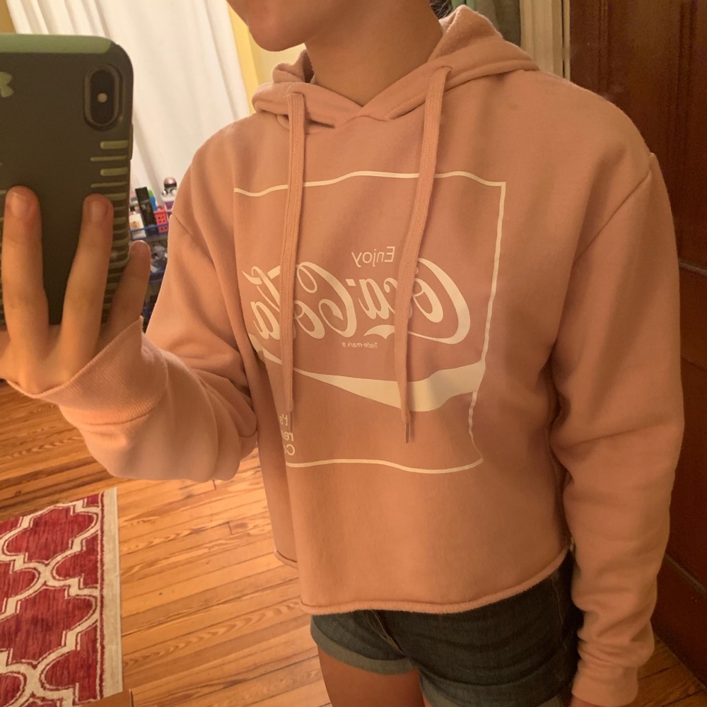 Coca-Cola long sleeve crop top